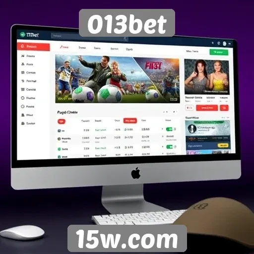 Análise da interface do site 013bet